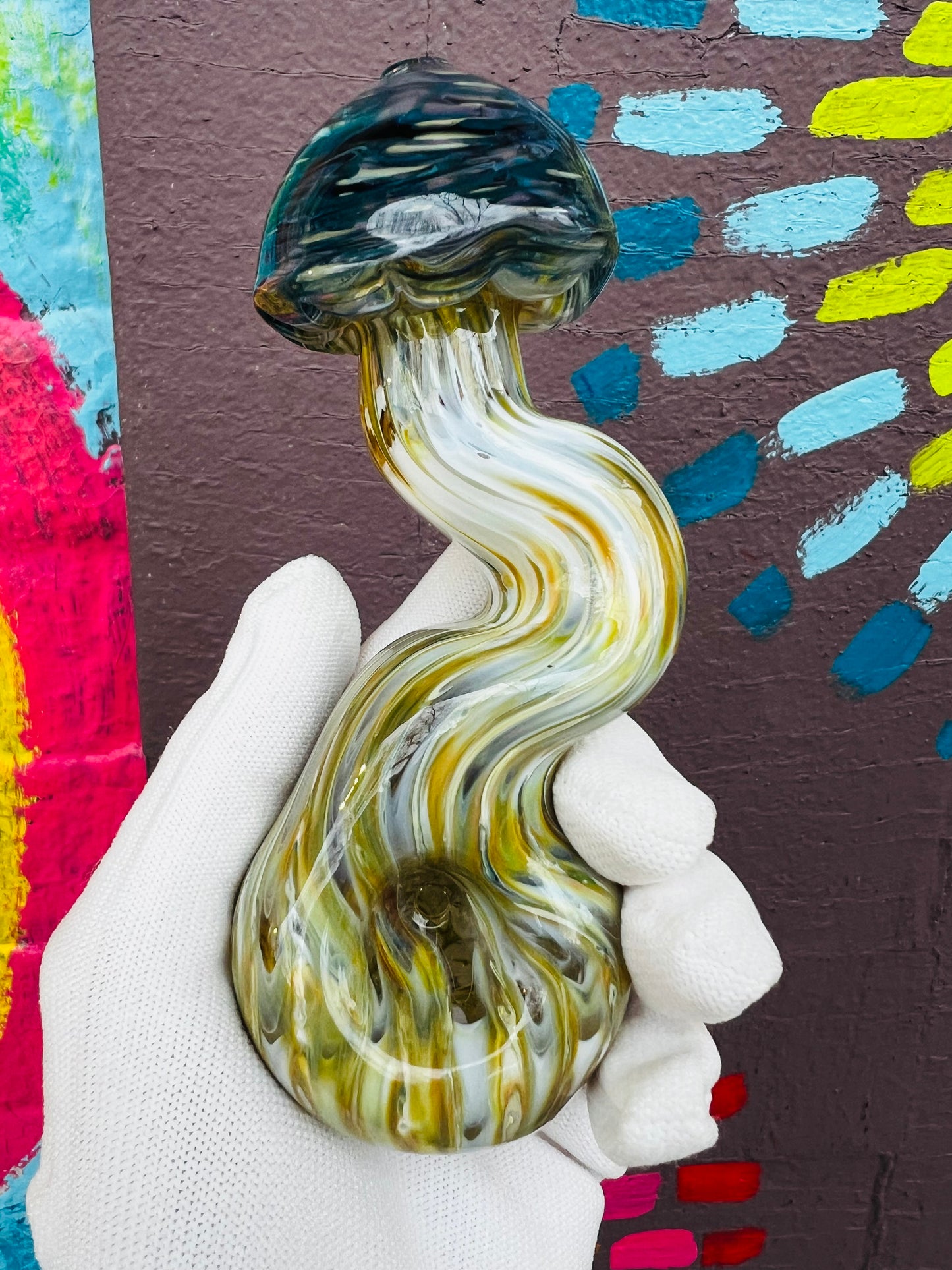 Mushroom spoon pipe