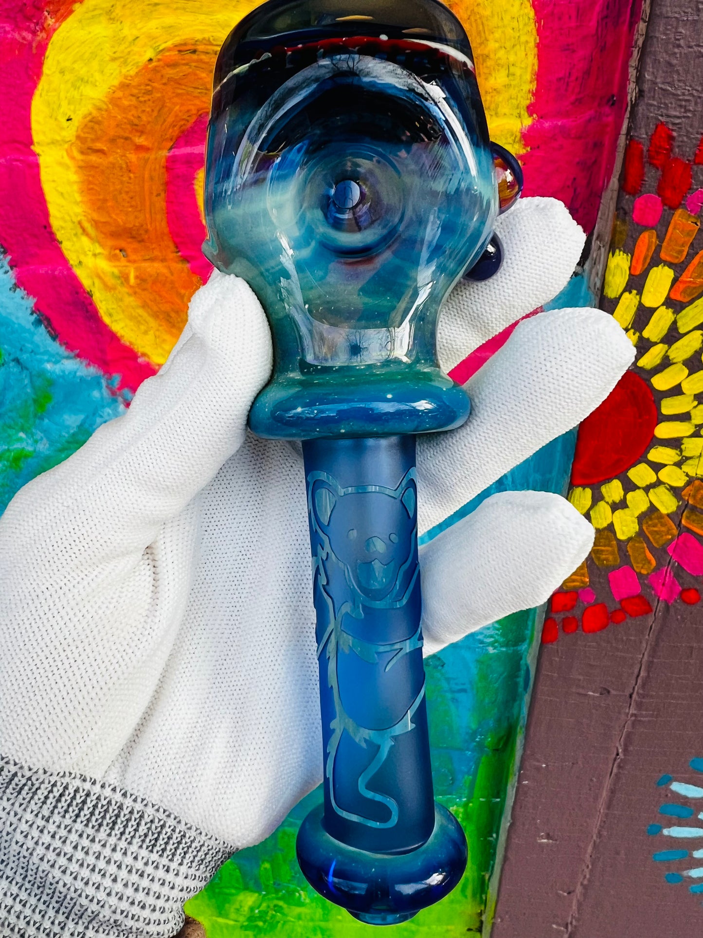 Grateful Dead dancing bear spoon