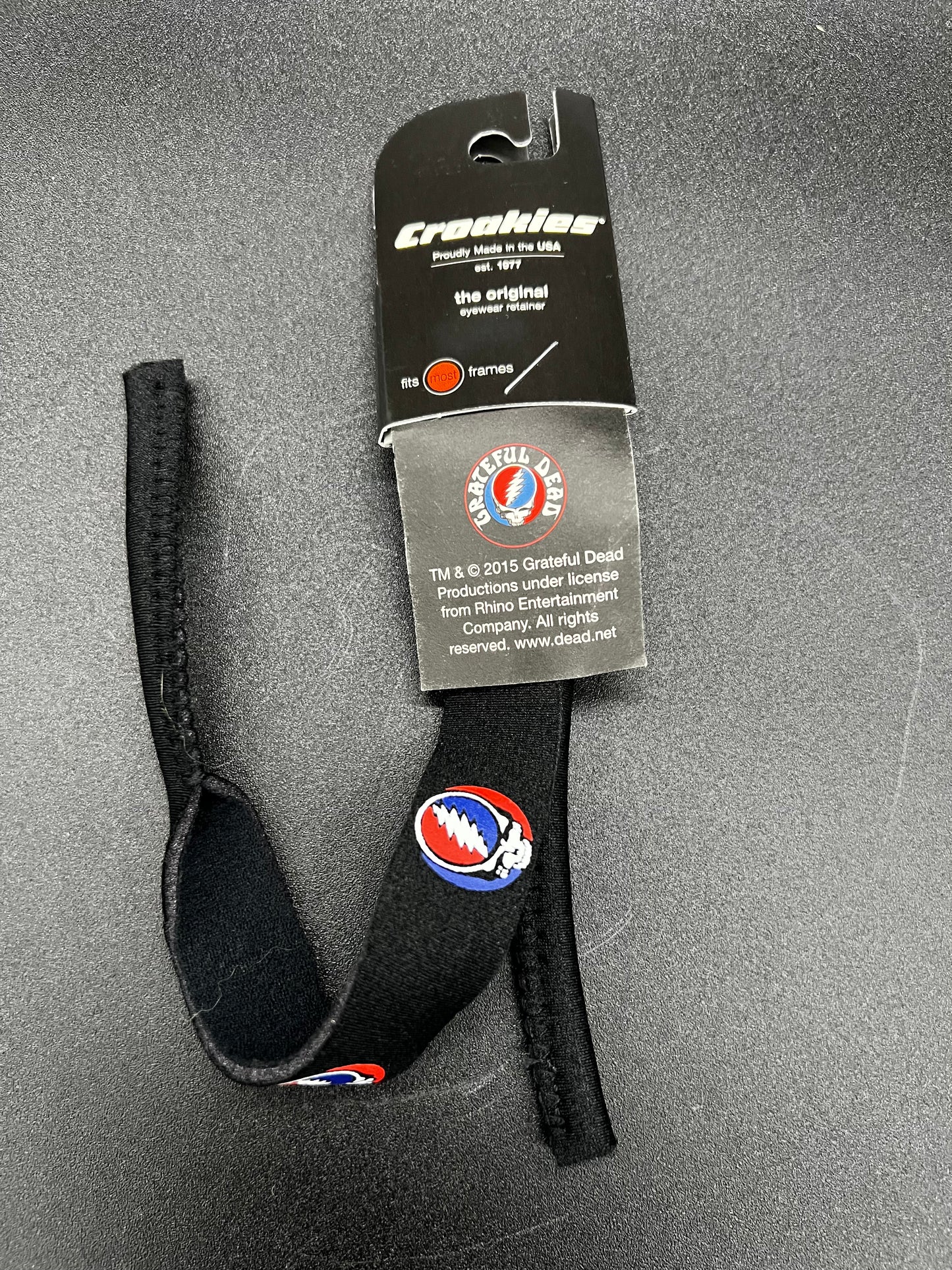 Croakie sunglasses holder