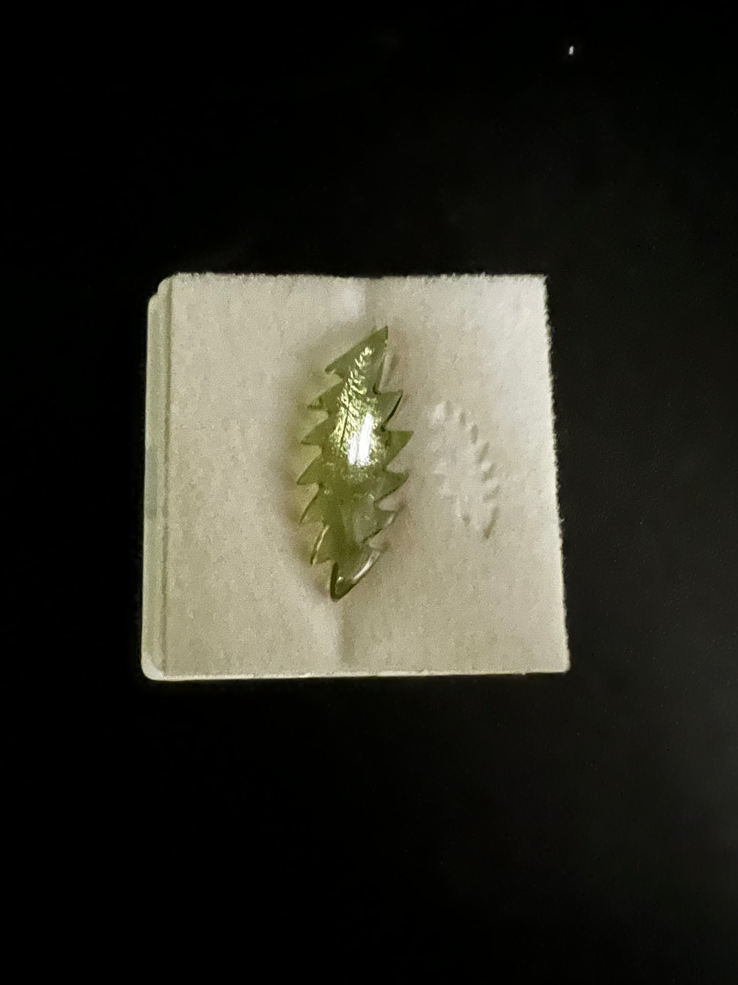 Moldavite bolt