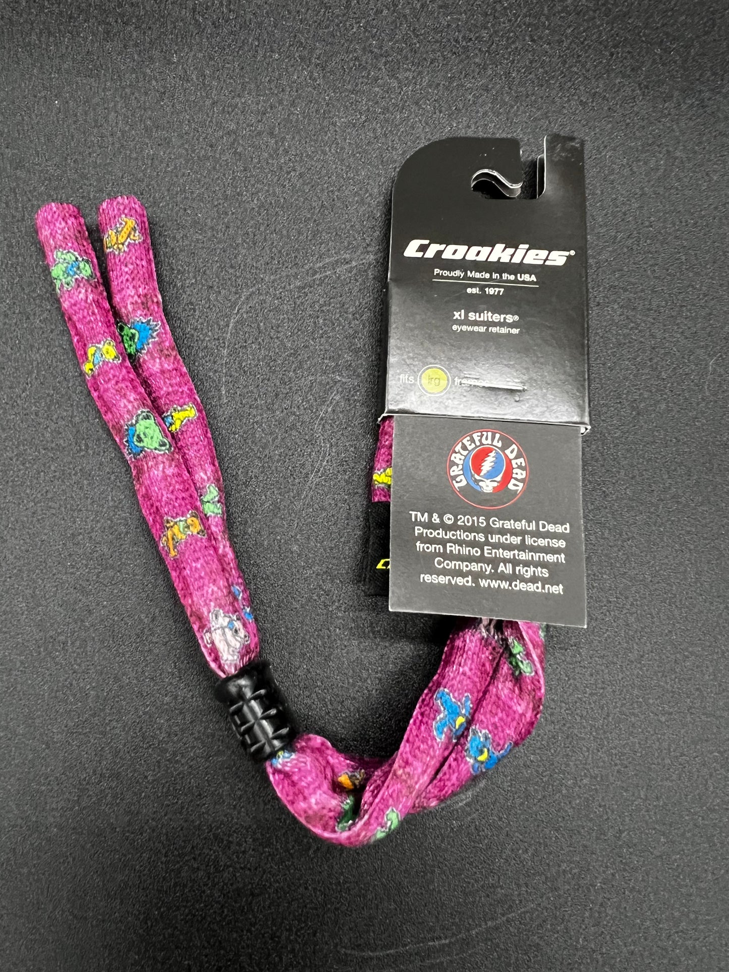 Croakie sunglasses holder