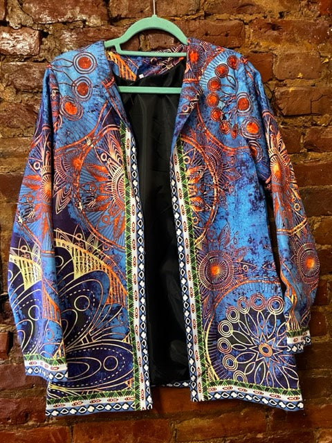 Autumn & winter retro ethnic print