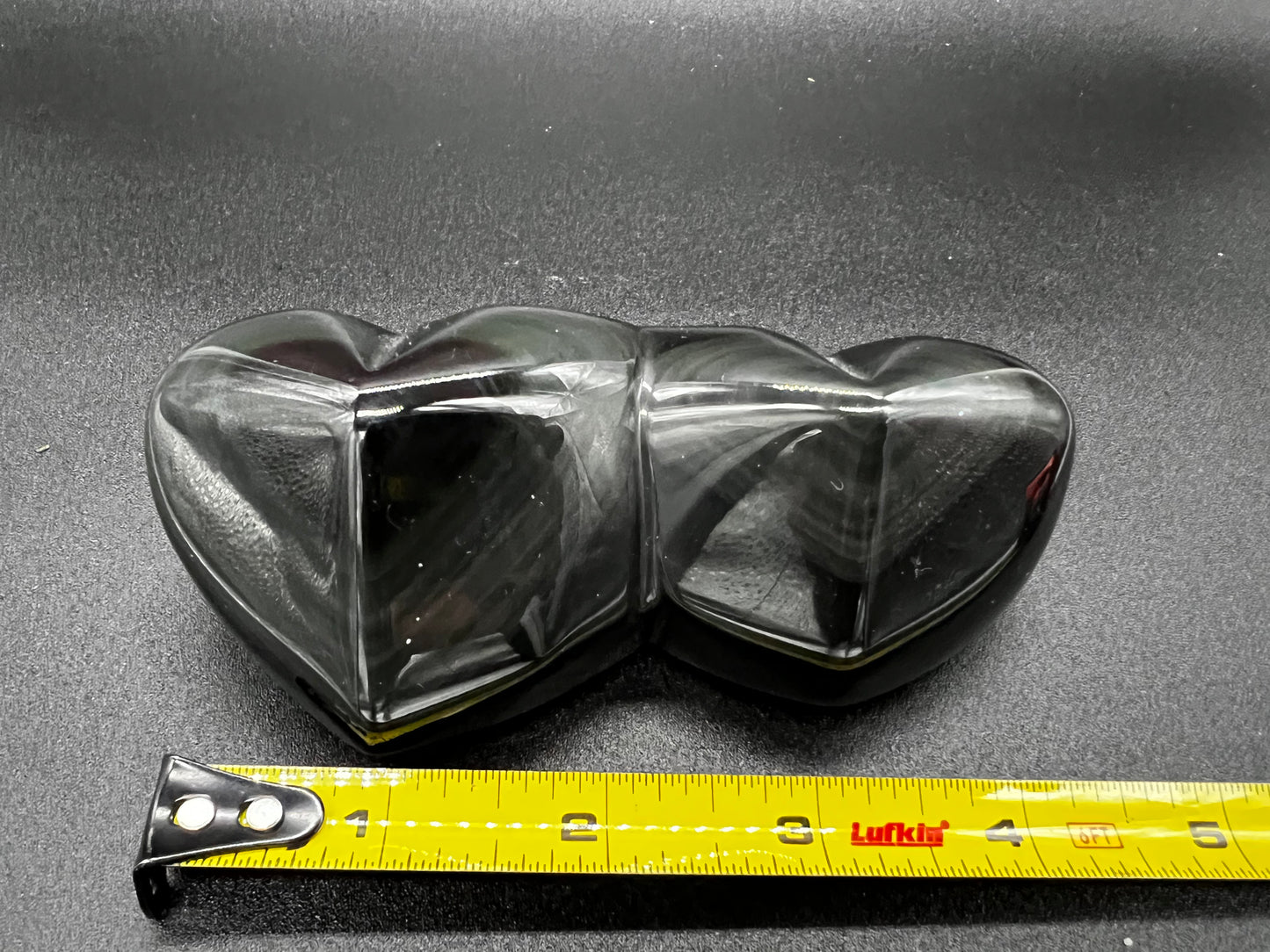 Double obsidian heart