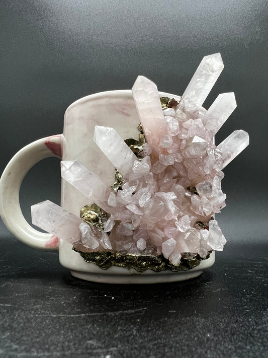 Rose quartz mug